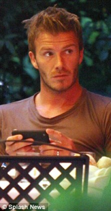 David Beckham koristi iPhone