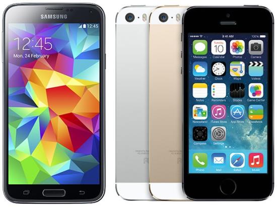 Usporedba iPhone 5S i  Galaxy S5_2